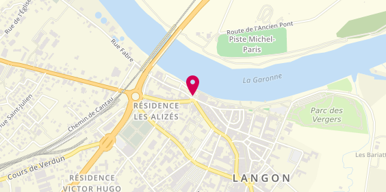 Plan de Delas Philippe, 3 Rue Toulouse Lautrec, 33210 Langon
