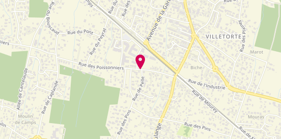 Plan de Taxi Dumas Séverine, 8 Rue Poissoniers, 33470 Le Teich