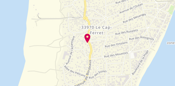 Plan de Taxi du Cap Ferret, 57 Av de Bordeaux, 33950 Lège-Cap-Ferret