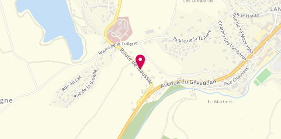 Plan de Taxis Langogne Assistance, Route de Naussac, 48300 Langogne