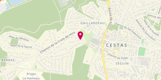 Plan de Gabet Bernard, 12 Chemin Palanque, 33610 Cestas
