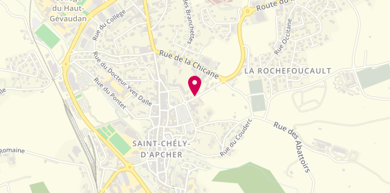 Plan de Barrandon Ladevie, 6 Avenue Malzieu, 48200 Saint-Chély-d'Apcher