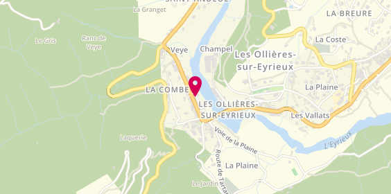 Plan de Taxi Ambulance de la Vallée, Le Bas Pranles, 07360 Les Ollières-sur-Eyrieux