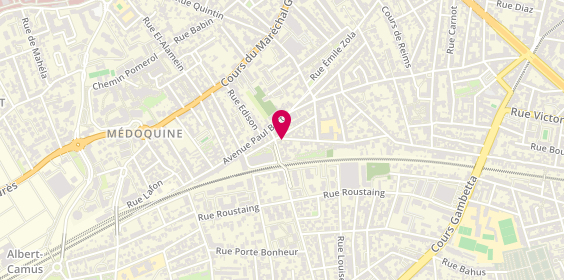 Plan de Double Bernard, 57 Rue Armand Leroi, 33400 Talence