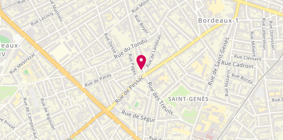 Plan de Taxi Télé, 175 Rue Fernand Audeguil, 33000 Bordeaux