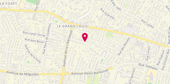 Plan de TaxiResa33, 32 Rue Louis Coullet, 33700 Mérignac