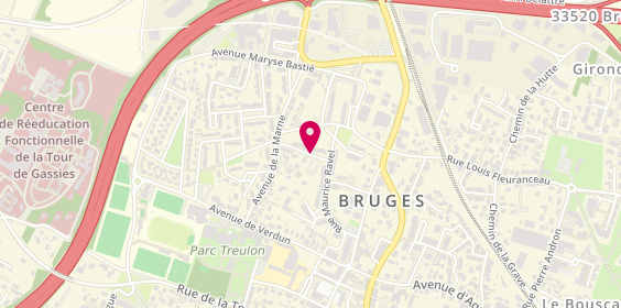 Plan de Roche Didier, 6 Rue Edouard Lalo, 33520 Bruges