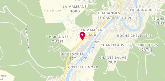 Plan de Ambulance Cheylaroise Taxi, 52 Avenue Chabannes, 07160 Le Cheylard