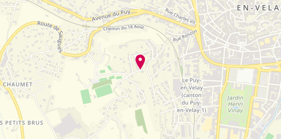 Plan de Taxi Radio, Rue Compostelle, 43000 Le Puy-en-Velay
