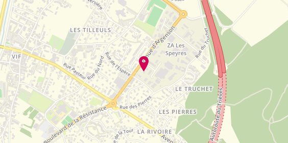 Plan de Taxi Vifois, 4 Rue de l'Industrie, 38450 Vif