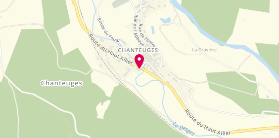 Plan de Taxi torrent, Le Bourg, 43300 Chanteuges