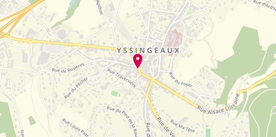 Plan de Taxi Yssingeaux Ambulances, 10 Avenue Maréchal de Vaux, 43200 Yssingeaux