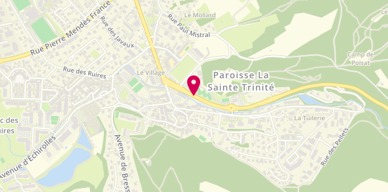 Plan de Denis Spinella Taxi, 20 Rue Félix Esclangon, 38000 Grenoble
