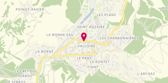 Plan de Ariane Taxis, Chef Lieu, 73450 Valloire