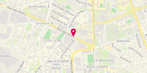 Plan de Taxis Confort Alp, 35 Rue des Alliés, 38000 Grenoble