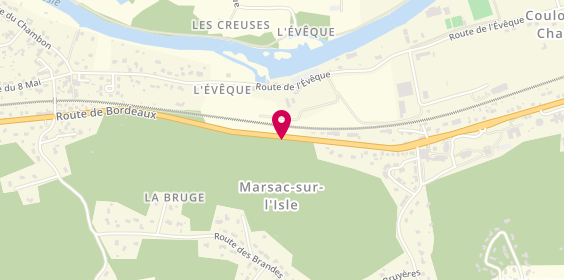 Plan de Artisan TAXI, 135 Route de Bordeaux, 24430 Marsac-sur-l'Isle
