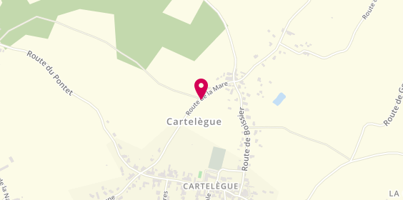 Plan de Taxis Services Cartelegue, 8 Route Mare, 33390 Cartelègue