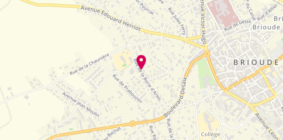 Plan de Ambulance Assistance Laurent Moing, 23 Bis Rue Borie d'Arles, 43100 Brioude
