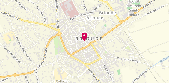 Plan de Ambulance Brivadoise, 1 Place Paris, 43100 Brioude