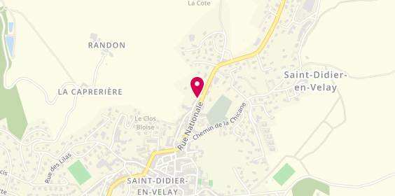 Plan de Taxi Masson, 215 Route du Bouchet Za Bouillou, 43200 Saint-Maurice-de-Lignon