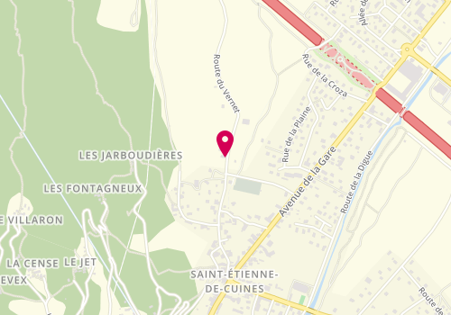 Plan de Hello Taxi Max, 467 Route Vernet, 73130 Saint-Etienne-de-Cuines