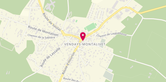 Plan de Les Taxis du Médoc, 49 Route d'Hourtin, 33930 Vendays-Montalivet