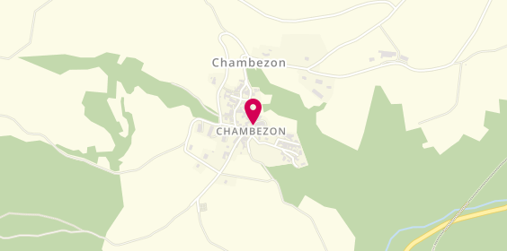 Plan de Agence Taxi Badon, Le Bourg, 43410 Chambezon