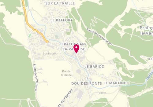 Plan de Taxi Odette Rolland, Avenue Chasseforêt, 73710 Pralognan-la-Vanoise