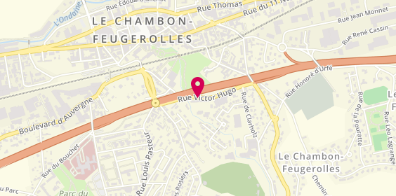 Plan de Autocars Chaize, 32 Rue Victor Hugo, 42500 Le Chambon-Feugerolles