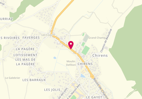 Plan de Taxis Chirens, Route Bourg, 38850 Chirens