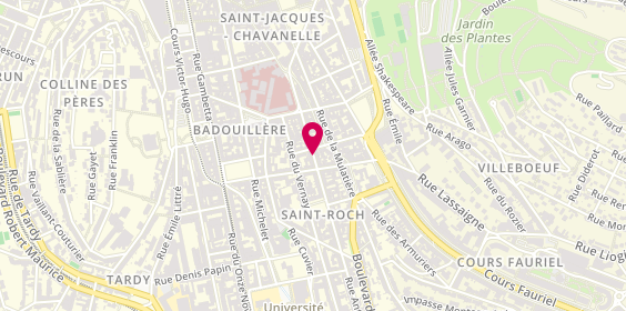 Plan de Taxi S.O.S, 22 Rue Antoine Durafour, 42000 Saint-Étienne
