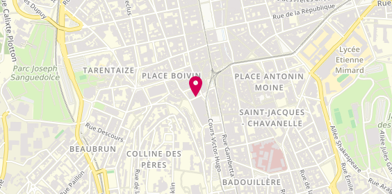 Plan de Taxi Rodolphe Barbara, Rue Ronsard, 42000 Saint-Étienne