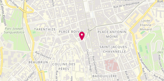 Plan de Société Coop. Artisanale des Radios Taxis, Rue Ronsard, 42000 Saint-Étienne