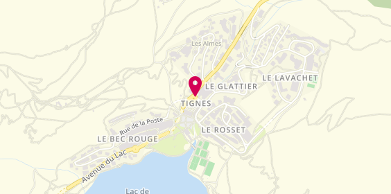 Plan de Yves Taxis, Chalet de la Tour Almes, 73320 Tignes