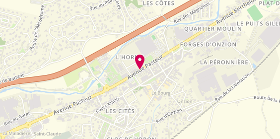 Plan de Taxis Chapuis, 37 Avenue Pasteur, 42152 L'Horme