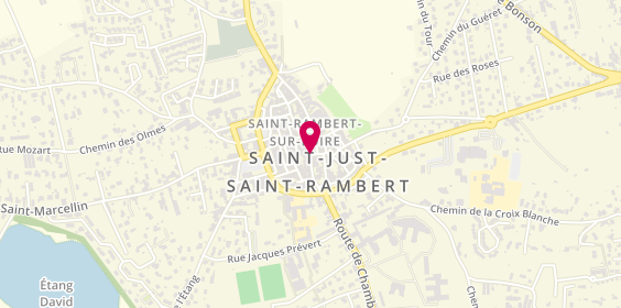 Plan de E-taxi ambulance, 2 Place Grenette, 42170 Saint-Just-Saint-Rambert