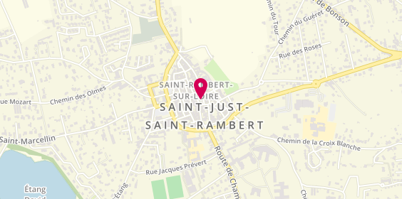 Plan de E-Taxi Ambulance, 2 Place Grenette, 42170 Saint-Just-Saint-Rambert
