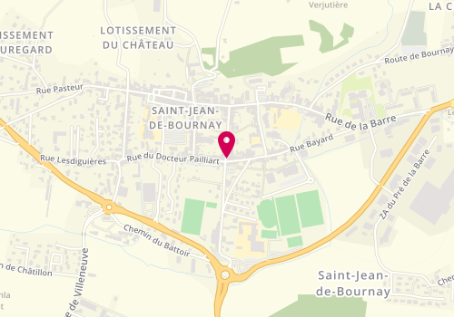 Plan de Taxi Perraud, Route de Lyon Les Basses Echarrières, 38440 Saint-Jean-de-Bournay