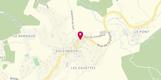 Plan de Bourgin Taxis, Le Bourg, 42560 Soleymieux