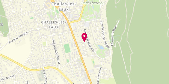 Plan de Taxi des Sources, 56 Rue Allobroges, 73190 Challes-les-Eaux