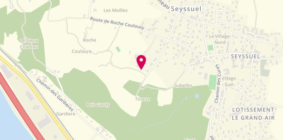 Plan de Taxi Service Simandres, 143 Chemin du Bois Gardy, 38200 Seyssuel