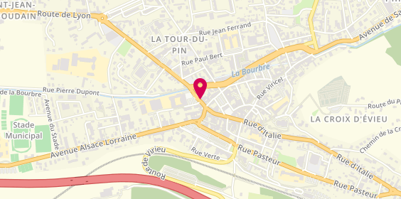 Plan de Mikael Durand Sarl, 23 Rue Aristide Briand, 38110 La Chapelle-de-la-Tour