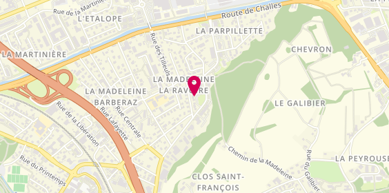Plan de Elit taxi, 460 Rue la Parpillette, 73490 La Ravoire