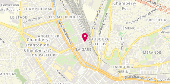 Plan de AG Taxi transports, 217 Place de la gare, 73000 Chambéry