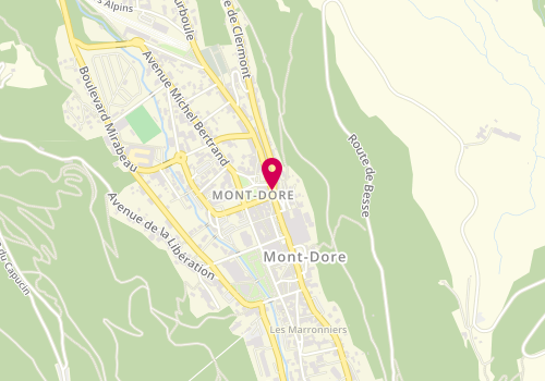 Plan de Taxi Sepchat, Pontauzy, 63240 Mont-Dore