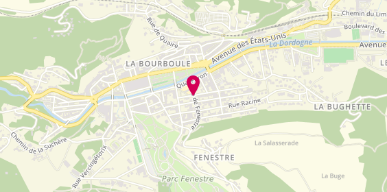Plan de Léonard Louis, 34 Rue Jean Mermoz, 63150 La Bourboule