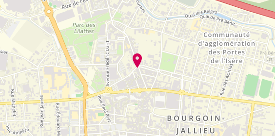 Plan de Allo Taxi Berjallien, 39 Rue Libération, 38300 Bourgoin-Jallieu