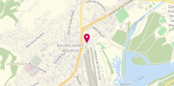 Plan de Taxi Jack Celair - Bourg Saint Maurice, 45 Rue de la Rosière, 73700 Bourg-Saint-Maurice