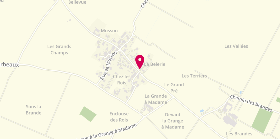 Plan de Chantal Taxi Royan, 360 Route de Semussac, 17600 Médis