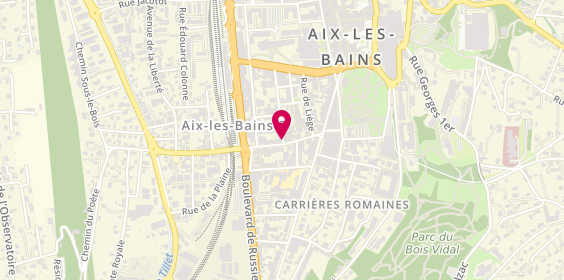 Plan de AL TRANSPORTS Taxis Aix les Bains, 28 Avenue de Tresserve, 73100 Aix-les-Bains